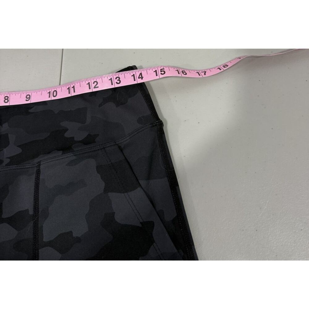 American Tall Gray Black Camo High Rise Athletic Jogger Leggings Womens M Tall - Picture 5 of 7